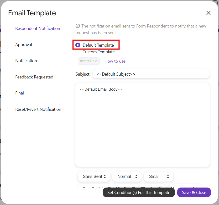 Custom Email Template - PerformFlow - Form Approvals & Form Publisher ...