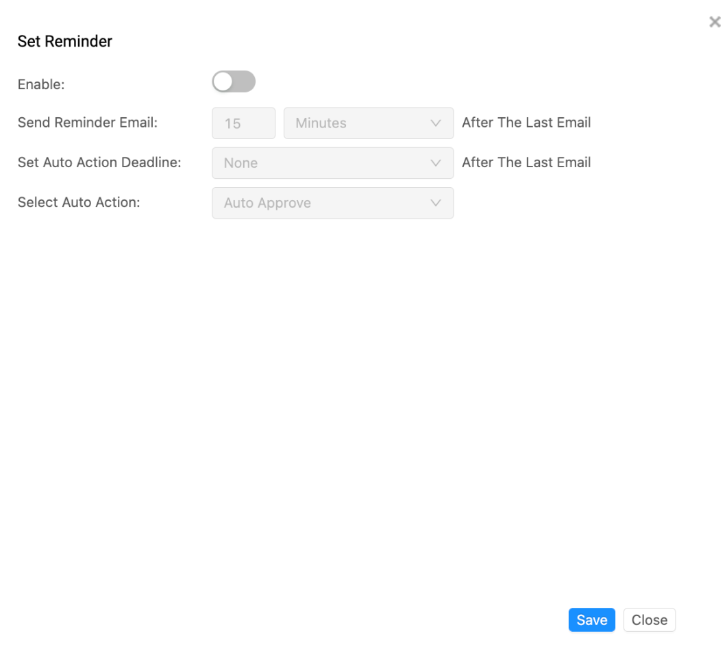 How to use Set Reminder & Auto Approve/Reject PerformFlow Form