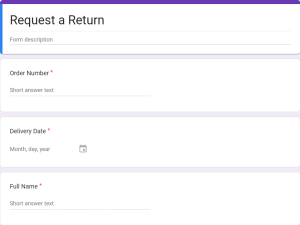 Free Return Request Form Template and 12 Common Causes of Returns ...