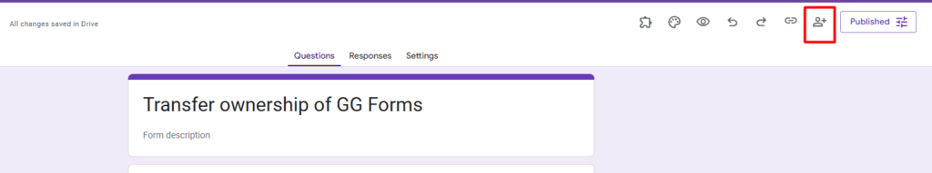 shared settings change owner